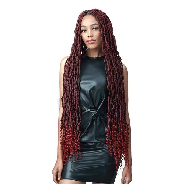 Bobbi Boss Crochet Braids 2X NU Locs Curly Tips 36" (3-pack, 613)