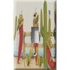 SnazzySwitch Cactus Cowboys Decorative Light Switch Cover - Single Toggle Wall Plate