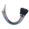 2Pcs 5-Pin/Wire 15cm Car Window Power Switchs Universal UP/DOWN Red LED Lighted DC12V 24V 20A