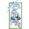Stampendous Birdhouse Bank Mini Slim Stamp, Grey