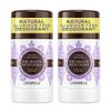 Lavanila Vanilla Lavender Aluminum Free Deodorant 2-Pack - The Healthy Deodorant for Men and Women, Solid Stick (2 Ounce Each), Vegan