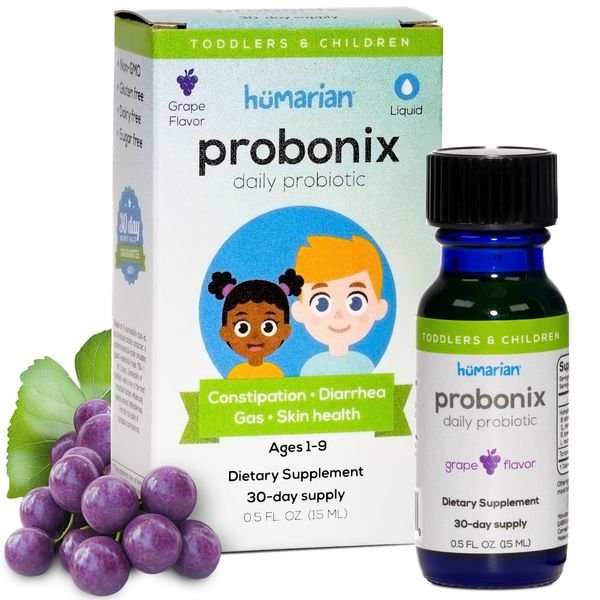 Humarian Probonix Liquid Probiotics for Kids Aged 1-9 Years Old - Superior 8-...