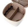 Francfranc Franc Bi-Color Vanity Pouch, Ivory