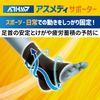 D&M 108663 Asmedy Ankle Supporter, 1 Piece, For Left and Right Use, Made in Japan, Black, One Size Fits Most, Level 4, Firm, Open Type, ATHMD Fixation, Protection, Prevention, Reduction, Elastic, Compression