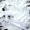 Ribbon Off Cut Bundle - Contains 10 Different 1 Metre Ribbons (White)