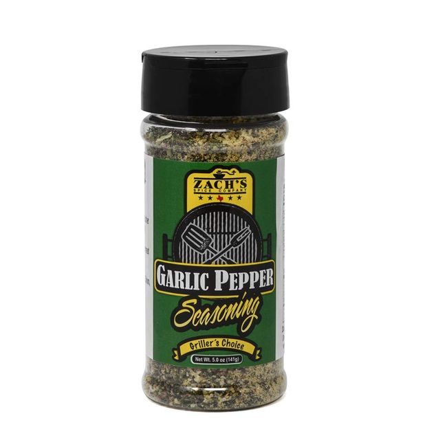 Zach's Garlic Pepper Seasoning (5 oz.) - Fresh Blend from the Local Spice Experts