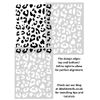 Ideal Stencils Leopard Print Wall Stencil | Large Home Decorating Stencil | 42x60cm | Reusable Plastic