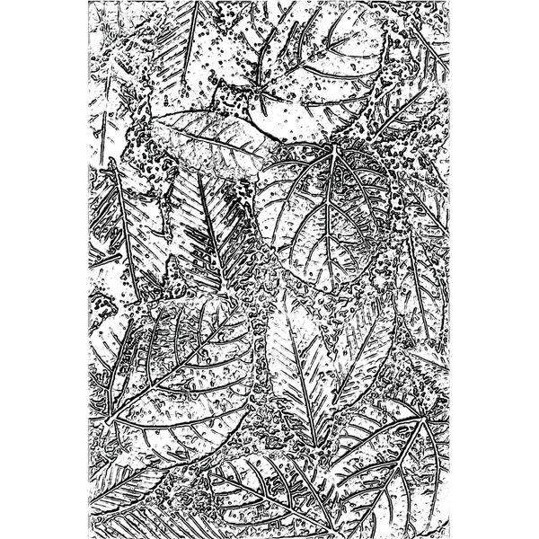 Sizzix 3-D Texture Fades Embossing Folder Foliage by Tim Holtz, 665252, Multicolor, One Size