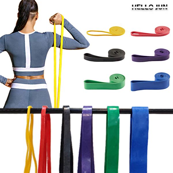 Hello Jun 1 - 6 chin-up band pull-up band iron bar chin-up auxiliary exercise rubber band, pull-up 6 stage blue