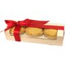 Whie Double Stack Mince Pie Box 9 x 3 x 2, Pack of 25