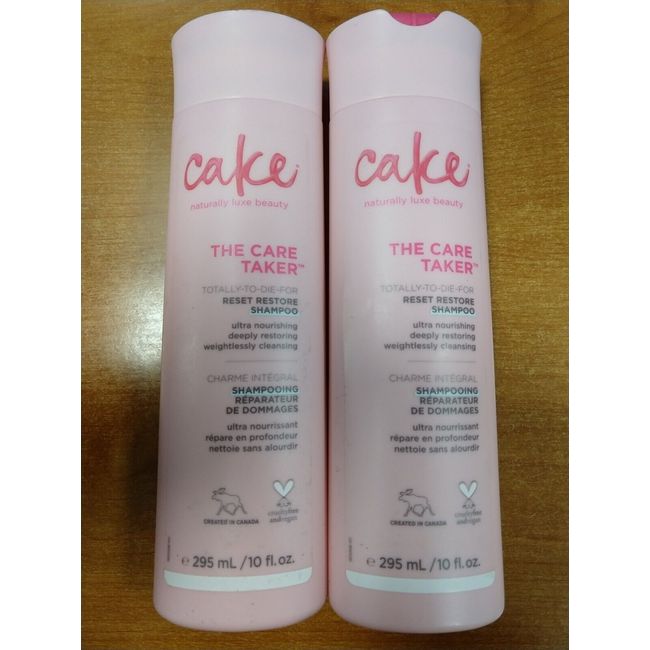 2 Pack: Cake The Care Taker Reset Restore Shampoo 10 oz./295mL (4303)  - F8B