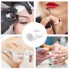 Adhesive Ring-Ruicoo Tattoo Ring Cup 300pcs Disposable Cosmetic Ring Tattoo Glue Holder Tattoo Ink Ring Adhesive Makeup Glue Ring Plastic Ink Holder Eyelash Extension Ring (Medium)