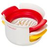 Prepworks by Progressive Compact Egg Slicer,white, red and yellow