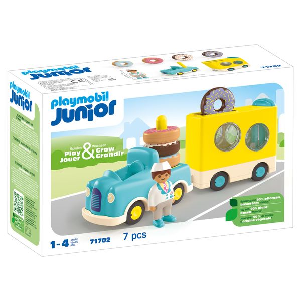 Playmobil Junior: Donut Truck with Stacking and Sorting Feature