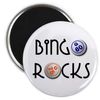 BINGO ROCKS 2.25 Fridge inch Fridge Magnet
