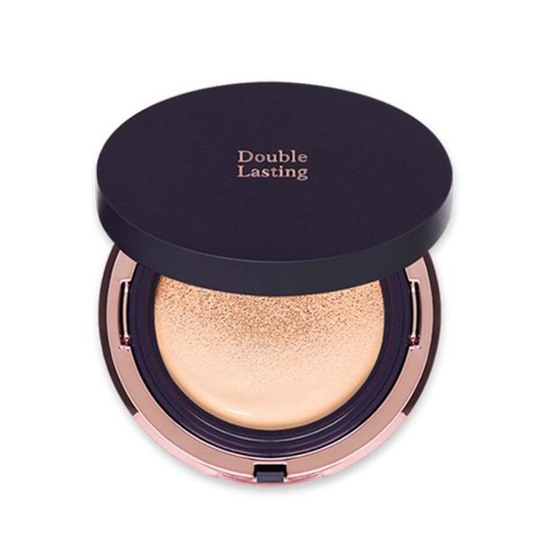 [Etude Official] Double Lasting Cushion Mat, Neutral Vanilla, 1 Piece, Cushion Foundation, Foundation, Matte Finish