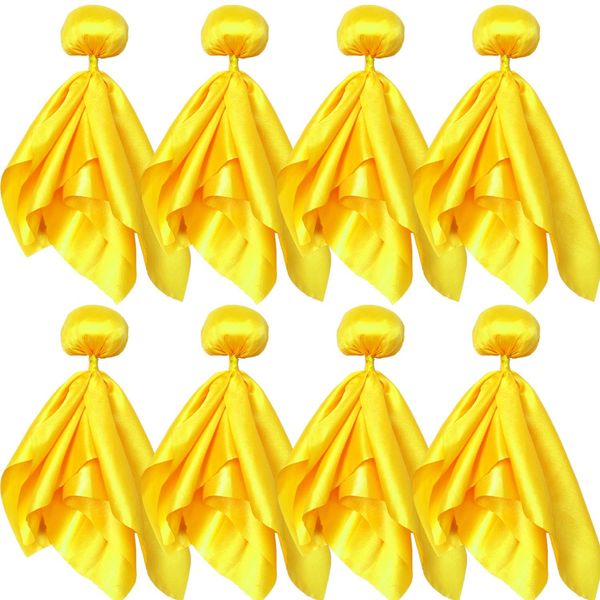 8pcs Yellow Penalty Flag Football Flags, Referee Flag for Football, Lacrosse, & Flag Football Sports Fan for Football Games Party Accessory Referee Game Party