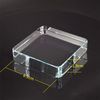 Square Clear Glass Paperweight