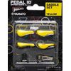 Pedal Id 1:9 Scale Bicycle: Saddle Set: Yellow