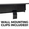 Matte Black Floor Vent Cover with Adjustable Dampers 4x14 Durable Design