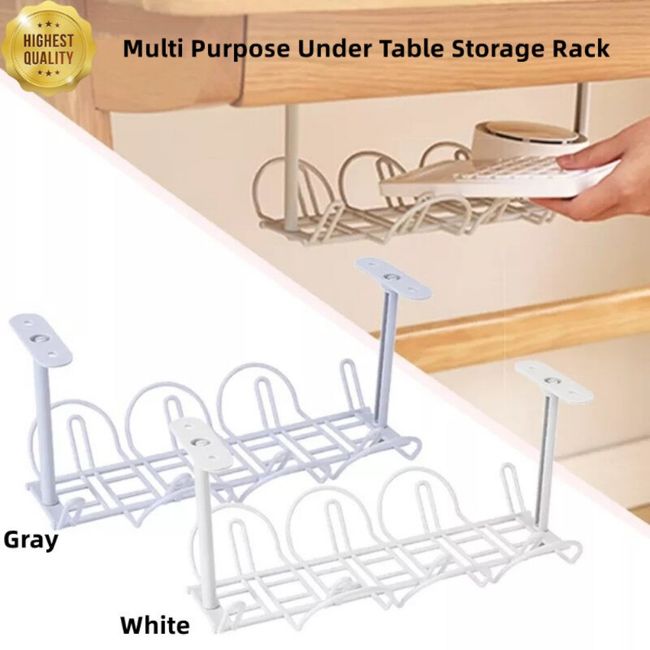 Under Desk Cable Tidy Cord Organiser Wire Management 