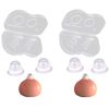 CareforYou 2Pair Nipple Corrector for Flat Inverted Nipples Silicone with Clear Case