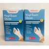 2-Pack Vinyl G L O V E S  50 Ct. Medium Powder Free