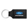 Ford Edge Rectangular Black Leather Key Chain