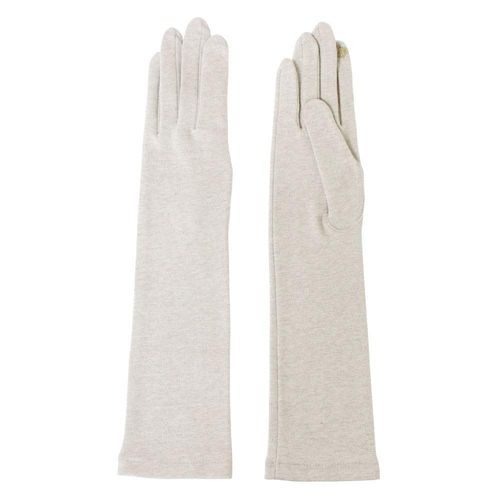 Organic Cotton UV Gloves, Semi-Long Type, Luoyang, Mother's Day, Gift, Arm Cover, Cute, Stylish, Cute, Dohito Gin, 40cm