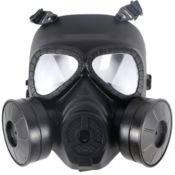 Sutekus Tactical M04 Gas Mask Full Face Goggles with No Filter Function with Anti-Fog Fan (2 Fans)