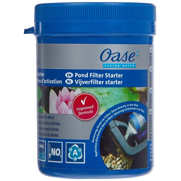 Oase AquaActiv BioKick Pond Filter Starter Bacteria, 200 ml