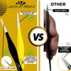 Super Sharp Pointed Tweezers Precision Fine Point Tip Ingrown Hair Tweezers Kit Best Pointed Tweezers for Women Chin Hair Removal - Extra Thin Tweezers Precision Stainless Facial Hair Remover for Face