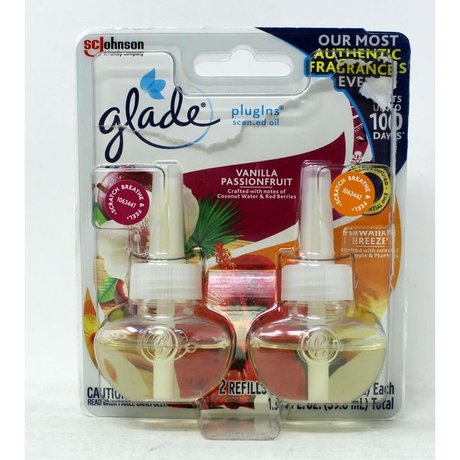 Glade Plug Ins Scented Oils 2 Count (Open Box)