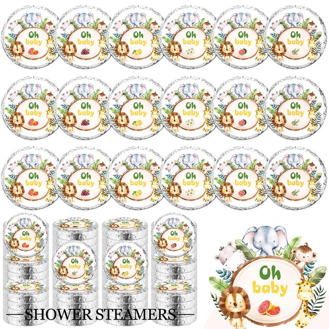 Demissle 24 Pcs Baby Shower Favors Shower Steamers Aromatherapy Baby Shower  Gifts for Guests Bathbombs for Baby Shower Birthday Women Girls Kids