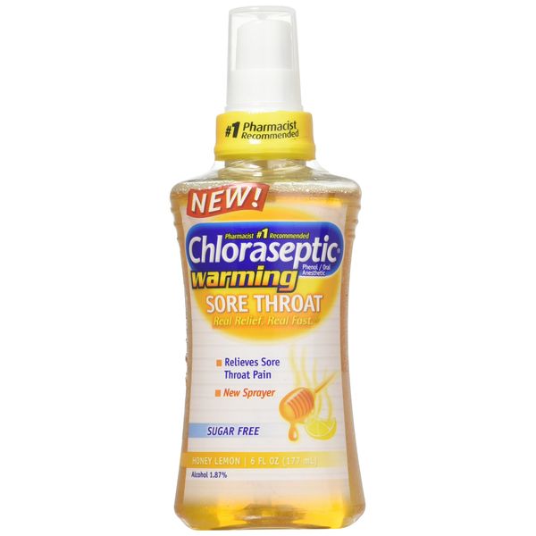 Chlor Warm Honey Lemon Sp Size 6z Chloraseptic Warming Honey Lemon Spray 6z