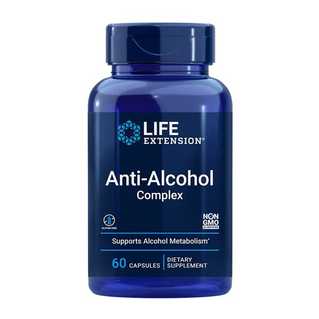 Life Extension Anti-Alcohol Complex, 60 Capsules