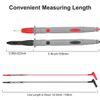 2PACK Multimeter Test Leads for Fluke Meter Electrical Alligator Clip Probes 20A