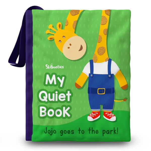 Skillmatics Quiet Book - Sensory Activity Book, Toddler Learning Toys, Gifts for Ages 18 Months to 4 Years, Montessori & Travel Toys, Fine Motor Skills