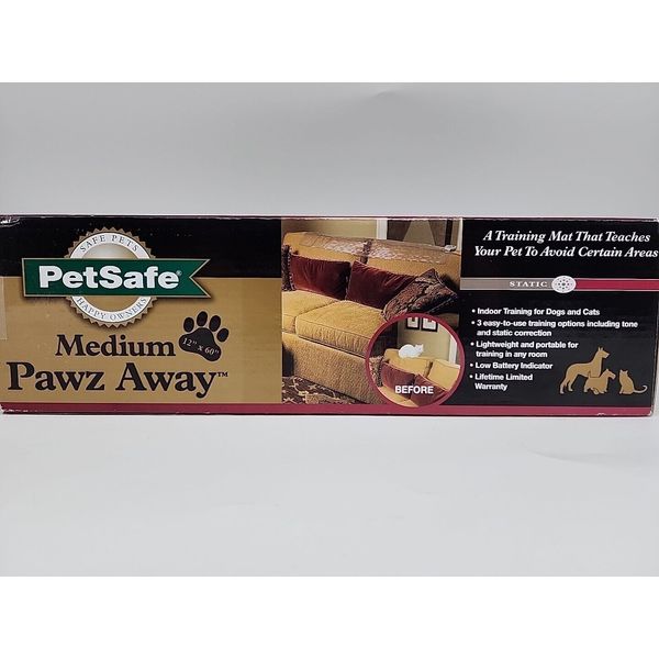 NOS PetSafe Pawz Away Medium Pet Training Mats Static Tone Correction 12” x 60”