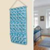 [Blue Flowers] Blue/Wall Hanging/Wall Organizers/Baskets/Hanging Baskets (13 * 24)