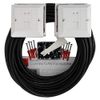 Cat6 Outdoor EXTERNAL Complete Network Extension Cable Kit with Faceplate Outlets (10m)