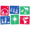 Major Brushes Nativity Stencils Pack 6