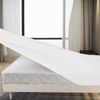 Mini Cot Bed Sheets Fitted 100x50 | Space Saver Mattress Sheet | 4 Way Stretch Soft Bedsheet Hypoallergenic Elasticated Breathable Fitted Cot Sheets (Single Pack, White)