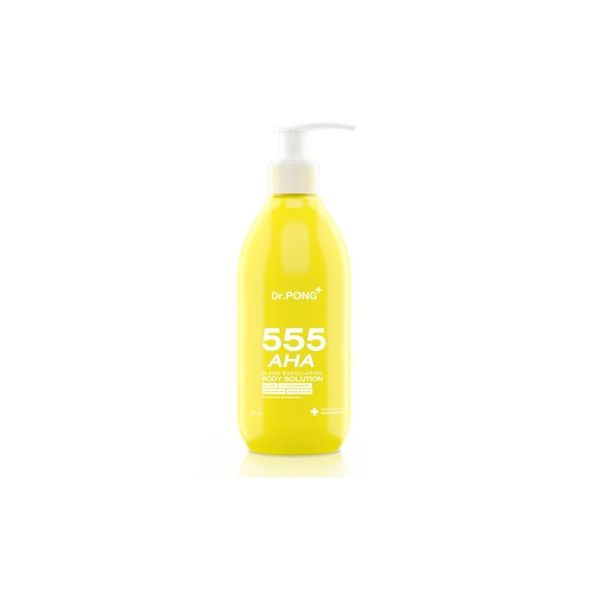 Dr.PONG 555 AHA blend Exfoliating body solution 5% AHA l 5% Niacinamide 295ml