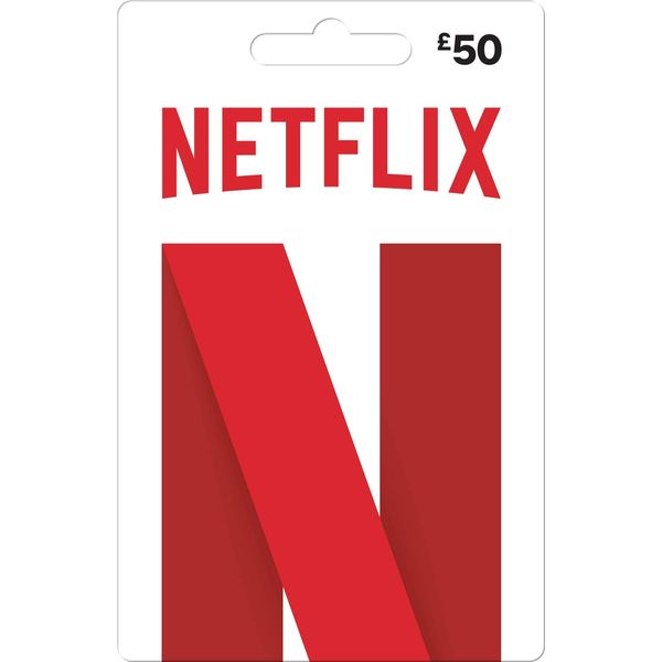 Netflix Gift Card £50 - UK Redemption Only - Delivered by post