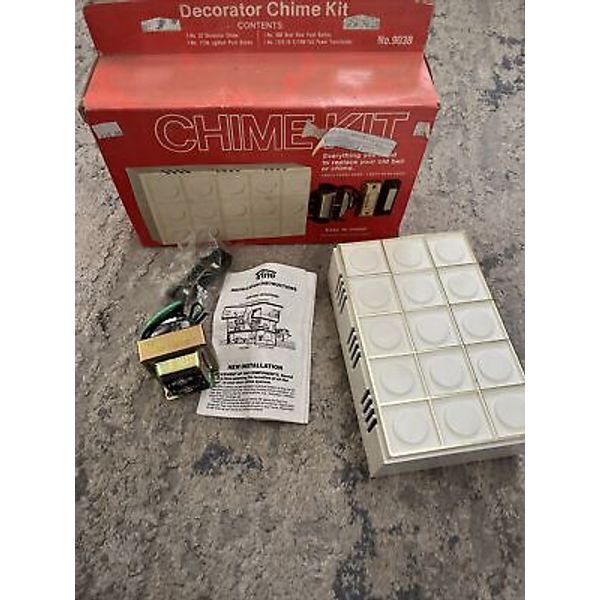 NEW Tribe Chime Kit WIRED DOOR CHIME White Gold Read!