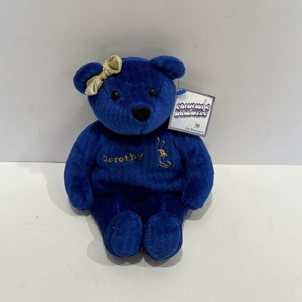 Salvino's Ice Bammers DOROTHY HAMILL 1999 Plush Beanbag Bear Sports Ice Skating