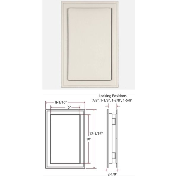 Carriage Light J-Block 176 Maple Beige 8x12x¾-1¼” Vinyl Siding Jumbo Mount Maste