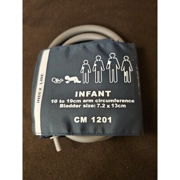 Reusable Infant Neonate NIBP Cuff Double tube Blood Pressure monitor cuff NEW