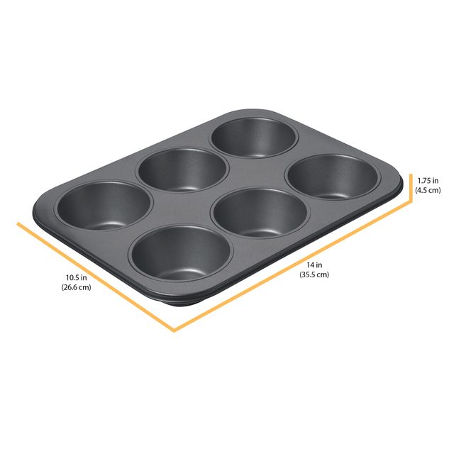 Chicago Metallic 6 Cup Nonstick Popover Pan - Cooks